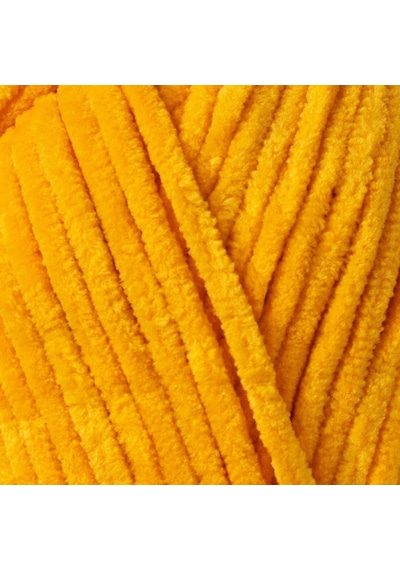 Kürkçü Han Kadife 100 G 95 M Örgü İpi Khkad Sarı