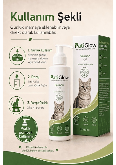 Patiglow Kedi Balık Yağı