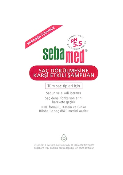 Sebamed Saç Dökülmesine Karşı Etkili Şampuan 200 Ml 2 Adet