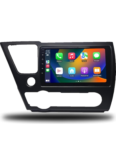Navigo Honda Civic Amerikan Android Carplay Multimedya 2014-2015 2gb Ram + 32gb Hafıza + 4 Çekirdek