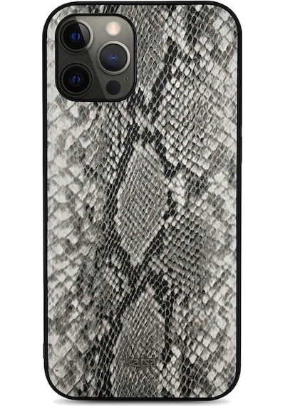 Kajsa Apple Uyumlu iPhone 12 Pro Max Kılıf Kajsa Glamorous Serisi Snake Pattern Kapak ZORE-218949