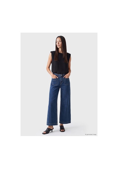 LC Waikiki Alıta Cıty Farkıyla Lcwaıkıkı Classic İndigo Denim Düz Wideleg Yüksek Geniş Paça Kadın Jean Pant İndigo - 919187602 İndigo LC Waikiki Alıta Cıty Farkıyla Lcwaıkıkı Classic İndigo Denim Düz Wideleg Yüksek Geniş Paça Kadın Jean Pant İndigo - 919187602 İndigo