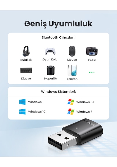 Ugreen Bluetooth Adaptör, 80889