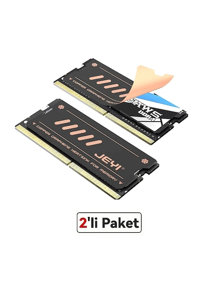 Jeyı Nb-cg Bakır-grafen Dizüstü Laptop Ram Soğutucu Ddr3 / Ddr4 / Ddr5 Sodımm Ram Heatsink