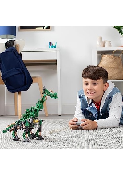 Basic Fun 12468 Osaurus Classics 255 Pc/ 2 Model-osaurus Rex Yapı Seti Motorlu , Çok Renkli