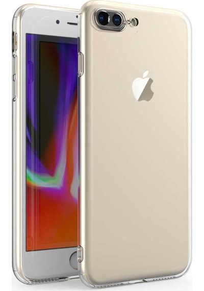 Apple Uyumlu iPhone 8 Plus Kılıf Zore Kamera Korumalı Süper Silikon Renksiz
