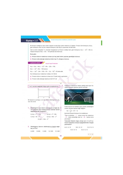 Karekök 2025-2026 Müfredat 10.sınıf Matematik Mps