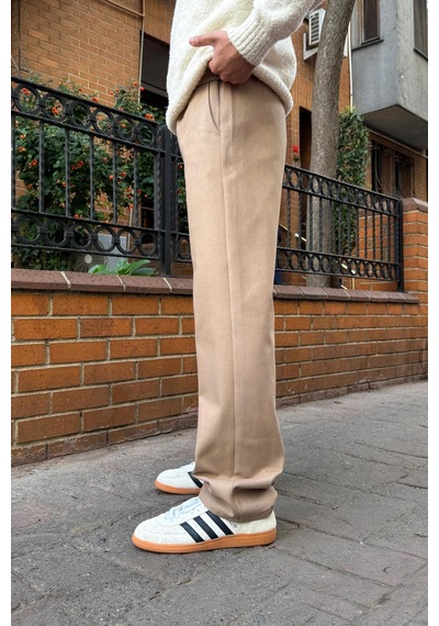 Flaw Basic Regular Gabardin Pantolon Vizon VİZON