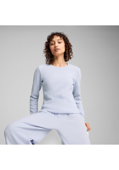 Puma Her Kadın Dar Kesim Uzun Kollu Üst 685055 47 Mavi