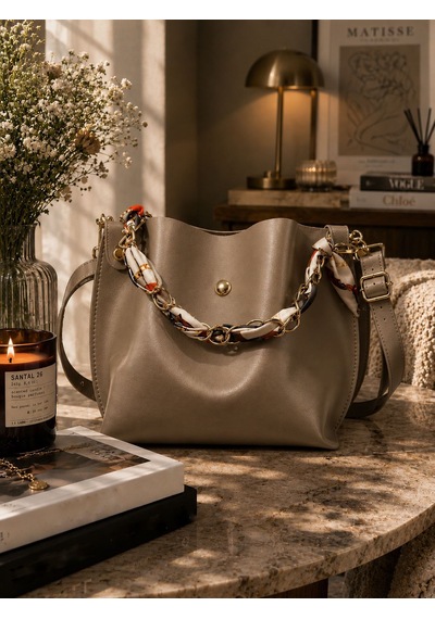 Housebags Elite Carryall New Trend El Ve Omuz Çantası Vizon