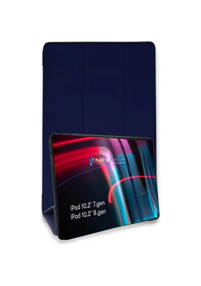 Apple İpad Uyumlu 10.2 7.nesil Kılıf Tablet Smart Kılıf - Lacivert Tablet Kılıfı