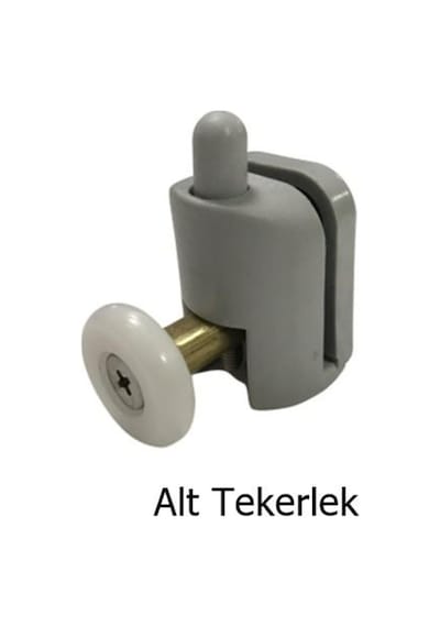 Duşakabin Tekerleği Rulman 8 Li Set Teker Çapı 22 Mm Gri