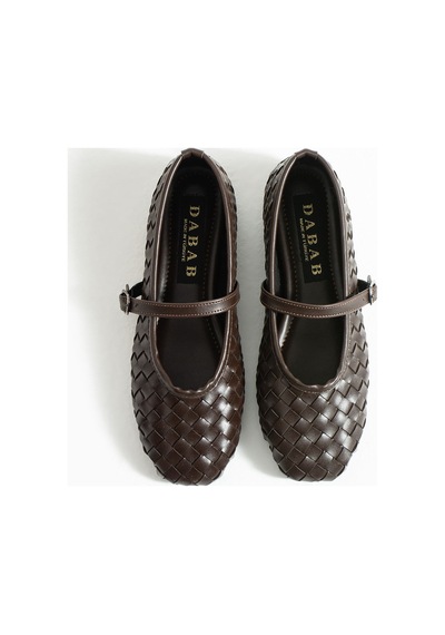 Dabab Shoes Elvıa Acı Kahve Kadın Örgü Dokulu Bilekten Bantlı Tokalı Mary Jane Düz Ayakkabı Babet Acı Kahverengi Dabab Shoes Elvıa Acı Kahve Kadın Örgü Dokulu Bilekten Bantlı Tokalı Mary Jane Düz Ayakkabı Babet Acı Kahverengi