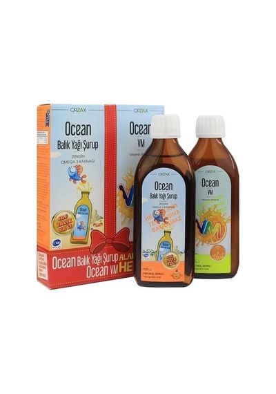 Orzax Ocean Balık Yağı + Wm Vitamin Mineral Şurup