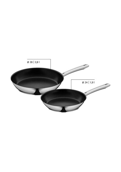 Wmf Nordic Profi Tava Seti 24 Cm + 28 Cm Wm-3201113738 Wmf Renkli