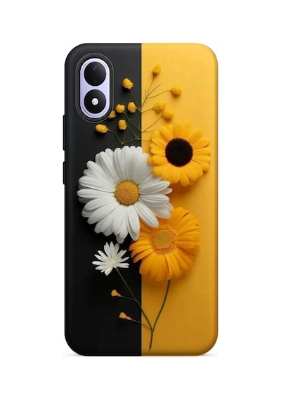Kılıfland Xiaomi Redmi Note 17 5g Uyumlu Kılıf Boutique Baskılı Resimli Sarı Beyaz Çiçek Pcode -044 Çok Renkli