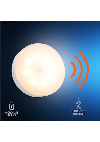 House Pratik Hp06 Hareket Sensörlü Led Lamba