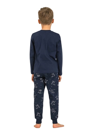 Rolypoly Rp3864g Baba Oğul Uzun Kol Pijama Takım Oğul Lacivert