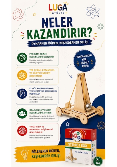 Stemist Box: Gravity Car Ahşap