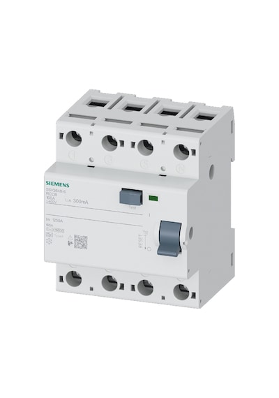 Siemens 5sv3648-6 - 100a 300ma Tip A 4p Kaçak Akım Koruma Rölesi
