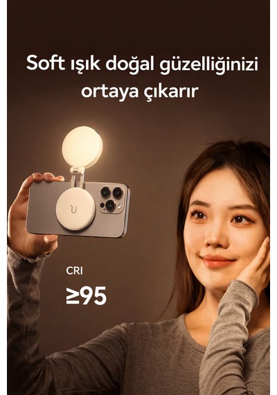 Led Işık Magsafe Uyumlu Çok Amaçlı Led Video Işığı Telefon Kamera Ve Laptop Profesyonel Selfie