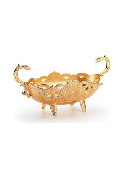 Gondol Çikolatalık Büyük Boy Standlı Metal Gold Ahsen Model