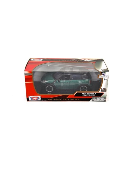 Motormax Mini Cooper S Countryman 1/24 Yeşil Model Araba