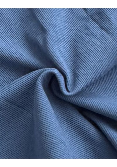 Alya Underwear Balıkçı Yaka Pamuklu Fitilli Kumaş Çocuk Kaşkorse Unisex Body İndigo