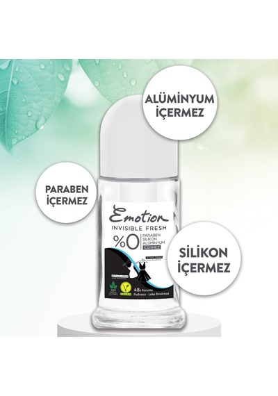 Emotion Invisible Fresh Kadın Roll On 3 x 50 ML