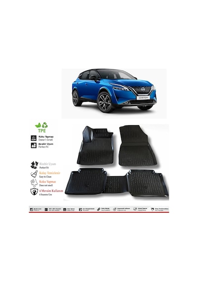 Nissan Qashqai 2022 Model 4d Havuzlu Paspas