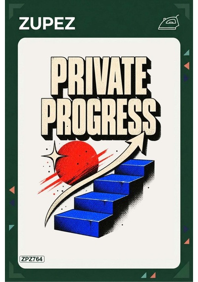 Zpz764 Private Progress Ütüyle Uygulanabilir Transfer Baskı - 911529811