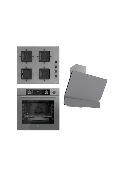 Ferre Steamart Ss Serisi XE64CPR + SS208 + D081 - Kare Set Gri