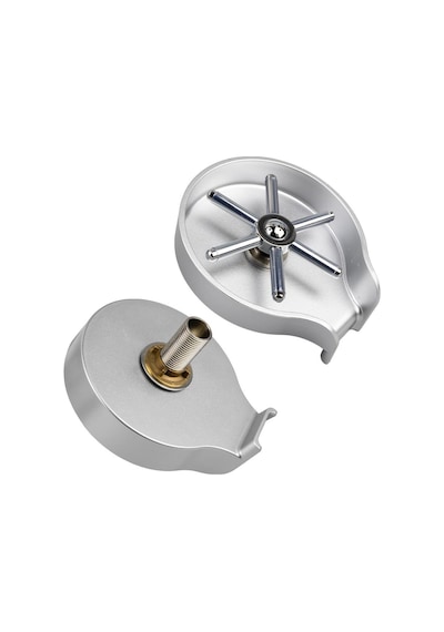 Ayt Sunup Sn-20542 Basınçlı Bardak Yıkama Aparatı Metal Lavabo Yanı Bardak Yıkayıcı Gümüş