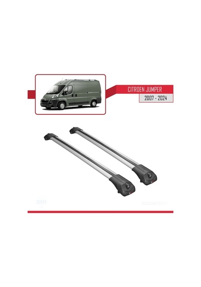 Citroen Jumper 2007 Ve Sonrası İle Uyumlu Ace-1 Ara Atkı Tavan Barı Gri
