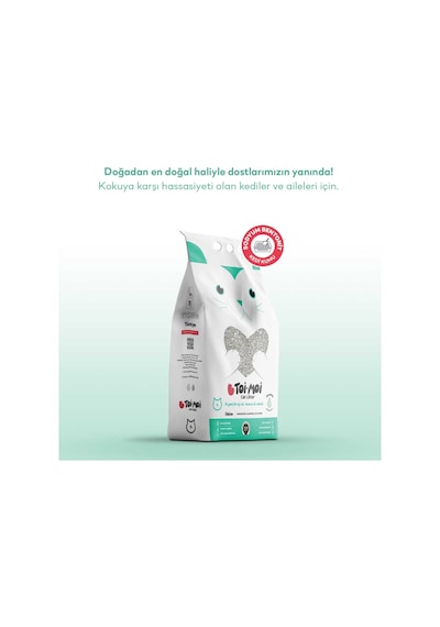 Toi Moi Natura Cream Kokusuz Sodyum Bentonit Kedi Kumu 5 L