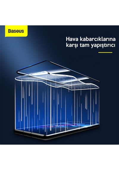 Baseus Huawei Mate 40 Pro Full 0.25Mm Kırılmaz Ekran Koruyucu Şeffaf