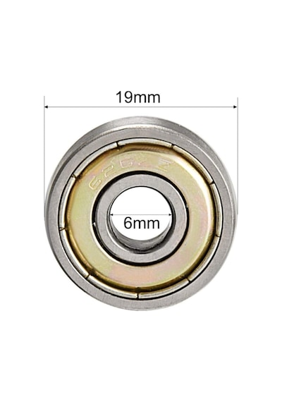 10 Adet 626zz Metal Mühürlü Çok Amaçlı Bilya Rulman 6x19x6