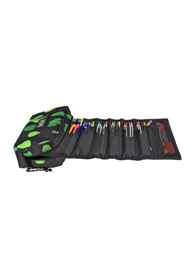 Jacbag Organizer Roll Up-rulo Organizer Kalem Çantası Organizer Roll Up-kaktüs renkli