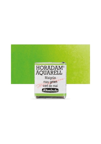 Schmincke Horadam Aquarell Artist Sulu Boya May Green Yarım Tablet