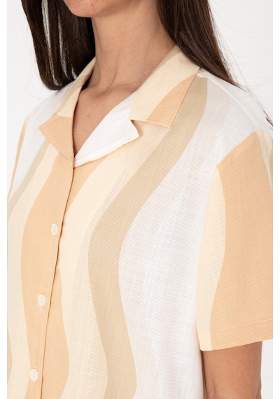U.s. Polo Assn. Kadın Camel Gömlek Kısa Kollu 50305878-vr015 CAMEL