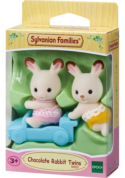 Sylvanian Families Çikolata Kulaklı Tavşan İkiz Bebekleri 5420
