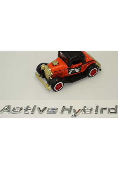 Bmw Active Hybrid Bagaj Krom Metal 3M 3D Yazı Logo