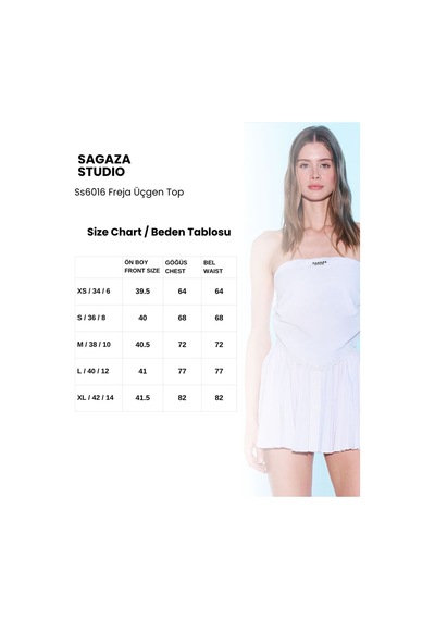 Sagaza Studio Ss6016 Üçgen Büstiyer Bebe Mavisi