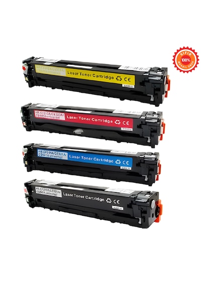 Cb540a/cb541a/cb542a/cb543a 4 Lü Renkli Toner Set Hp Color Laserjet Cp1215 Cp1515n Cm1312nfi Cm1312 Mfp Uyumlu