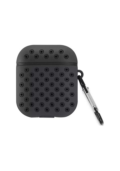 Newface Apple Uyumlu AirPods 3 3.nesil Spor Delikli Kılıf - Siyah-siyah Çok Renkli