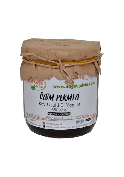 Doğal Gelsin Üzüm Pekmezi - 650 gr