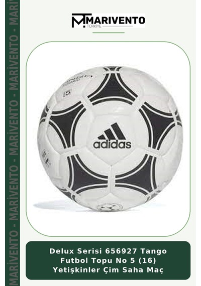 Delux Serisi 656927 Tango Futbol Topu No 5 16 Yetişkinler Çim Saha Maç Çok Renkli