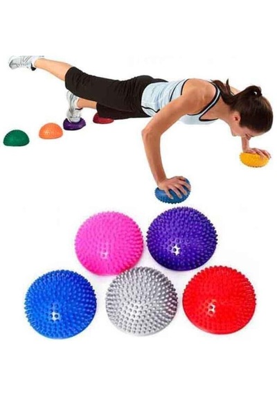 Duyu Denge Nehir Taşları Dikenli Duyusal Denge Yarım Top 6 Lı Set