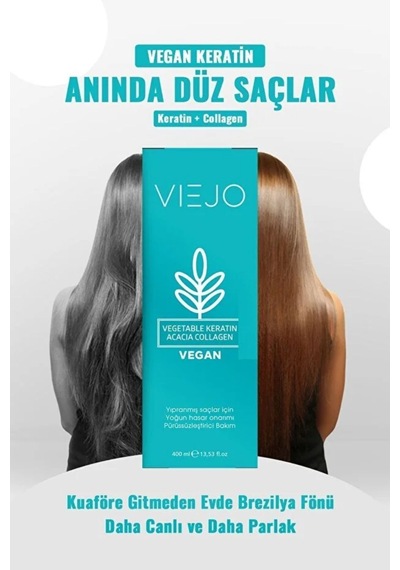 Vegan Saç Keratini - Collagen - Saç Düzleştirici