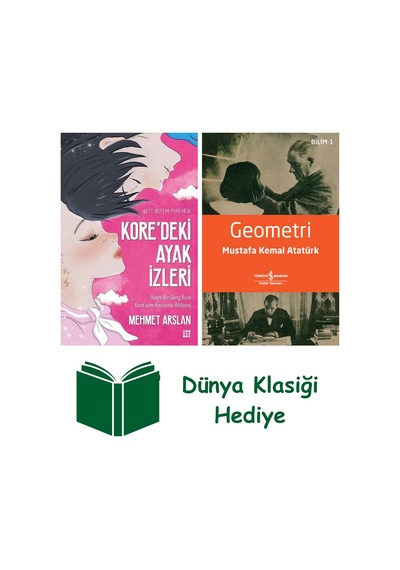 Kore'deki Ayak İzleri + Geometri + Dünya Klasiği Hediye